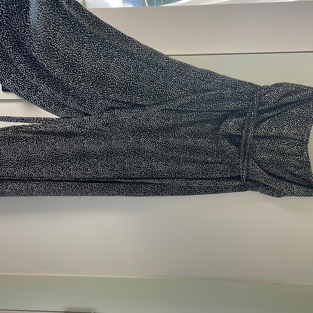 Fun B&W speckled jumpsuit